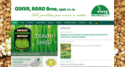 Desktop Screenshot of oseva-agro.cz